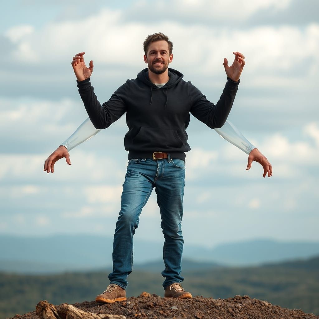 A Man with Extra Limbs