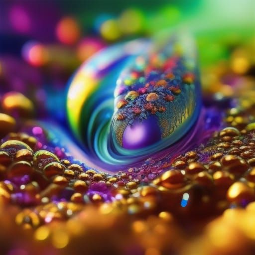 Transparent Microchip Snail: Hyperrealistic Digital Art