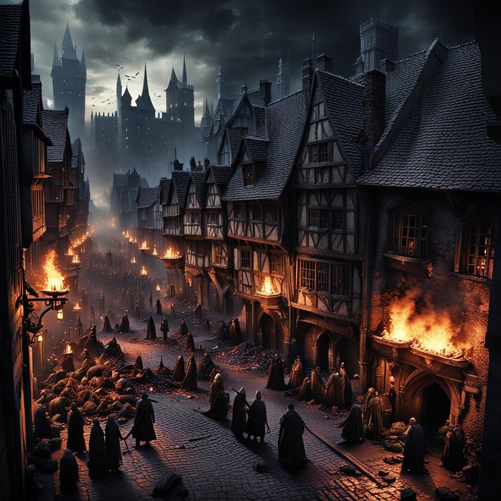 Vampire Plague Descends on Medieval City
