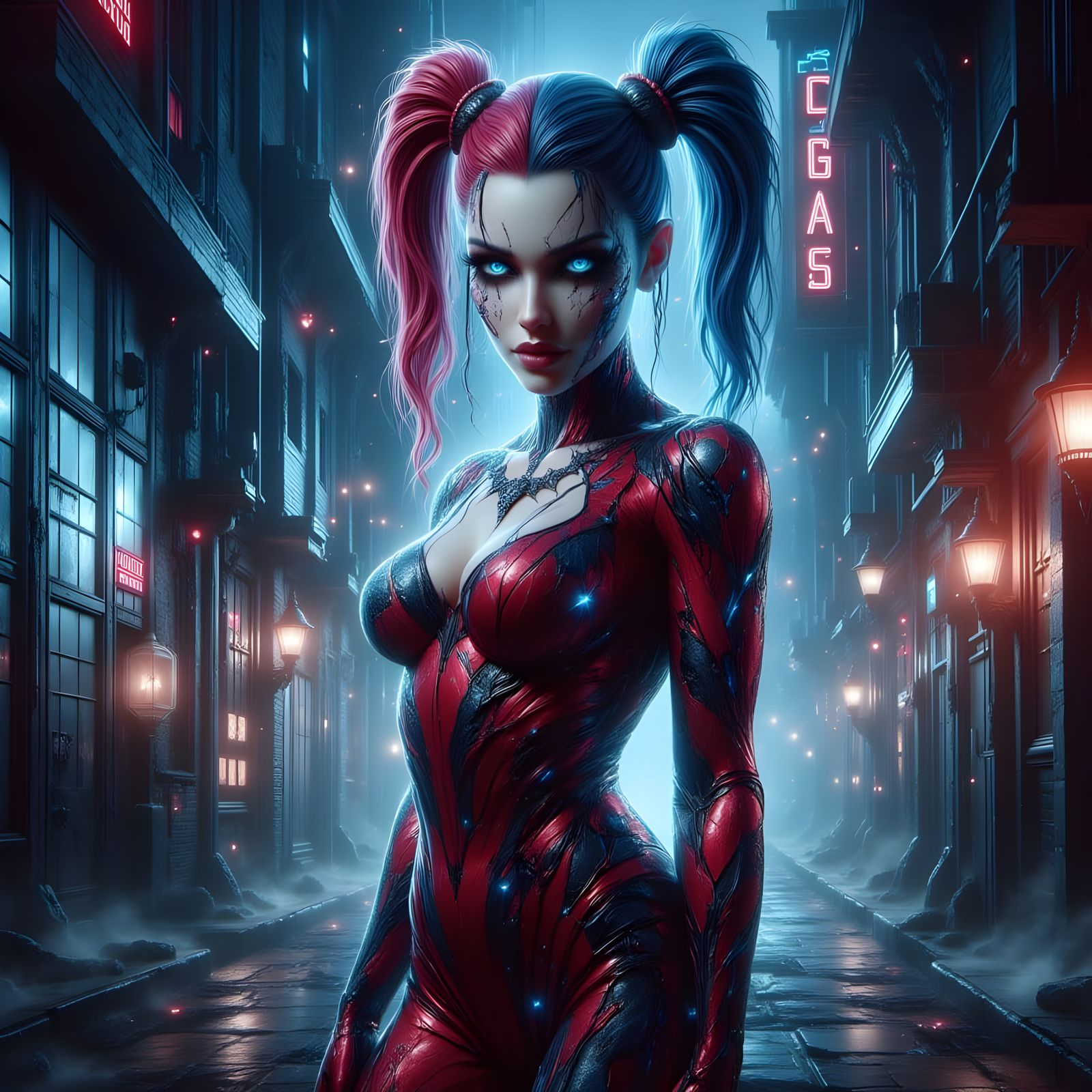 Ominous Harley Quinn Image