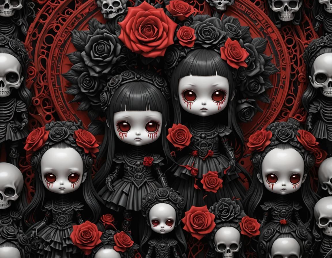 Babymetal Meets Giger in Mandelbulb Madness