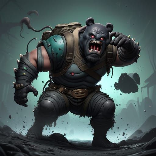 Lumpscout Hero: Grotesque Explorer with Bulbous Armor