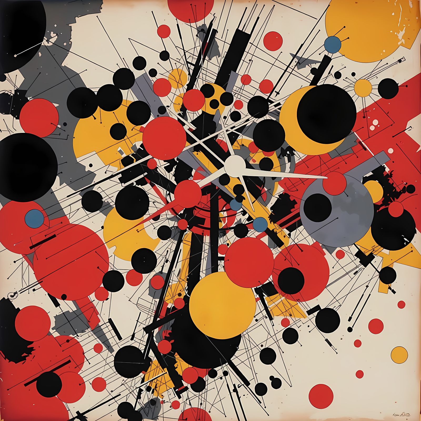 Geometric 5G Tower in Ethereal Light