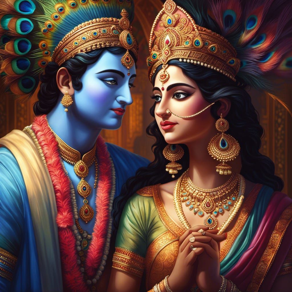 Krishna and Radha