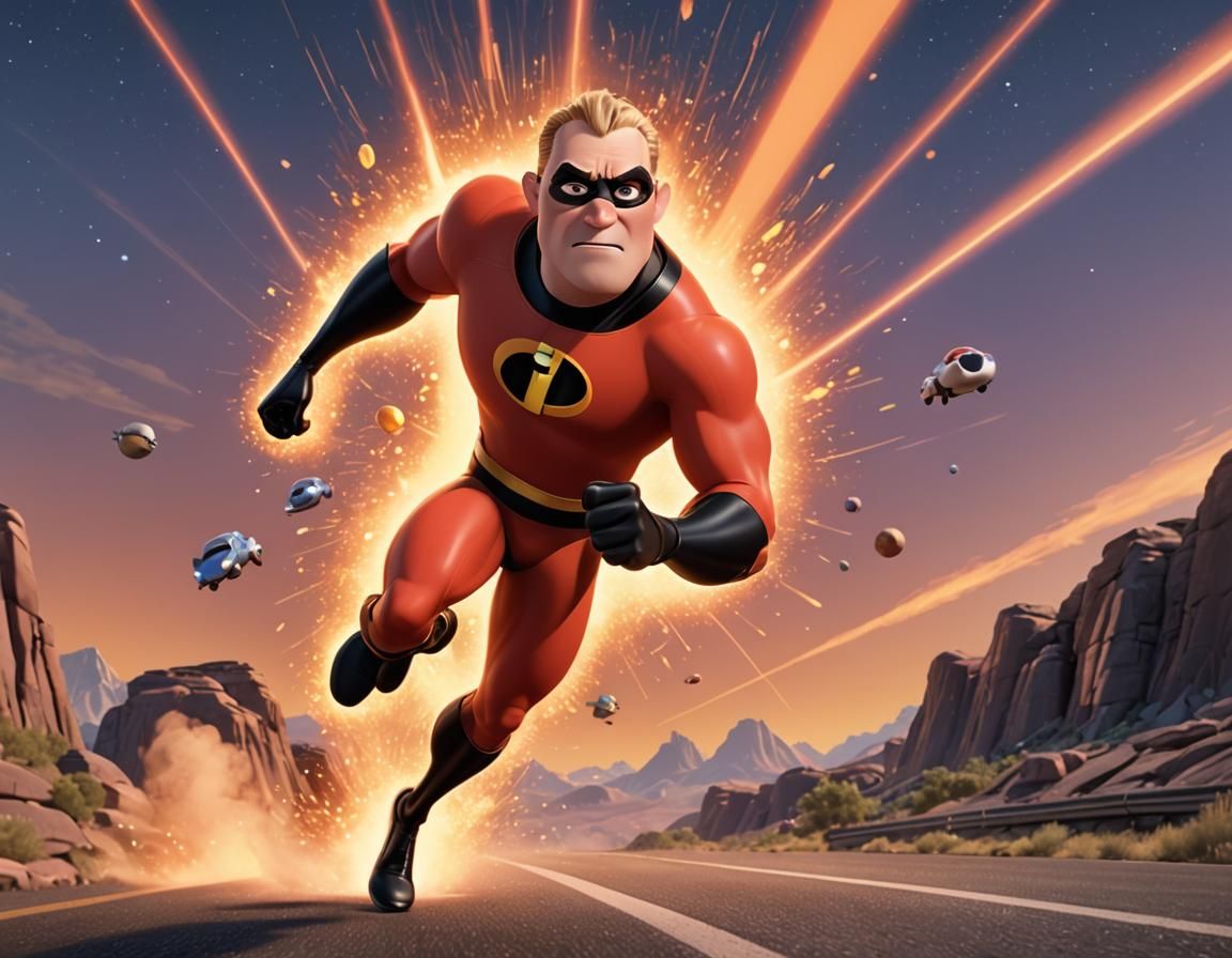 Dash Races Halley's Comet in 3D Digital Art