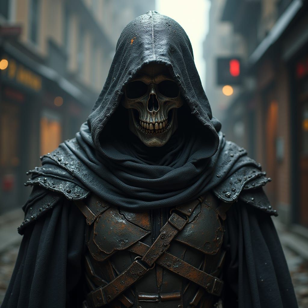 Grimdark Chrome Aesthetic