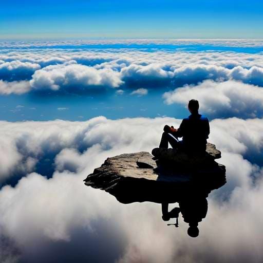 Mountain Peak Reflections of Inner Strength