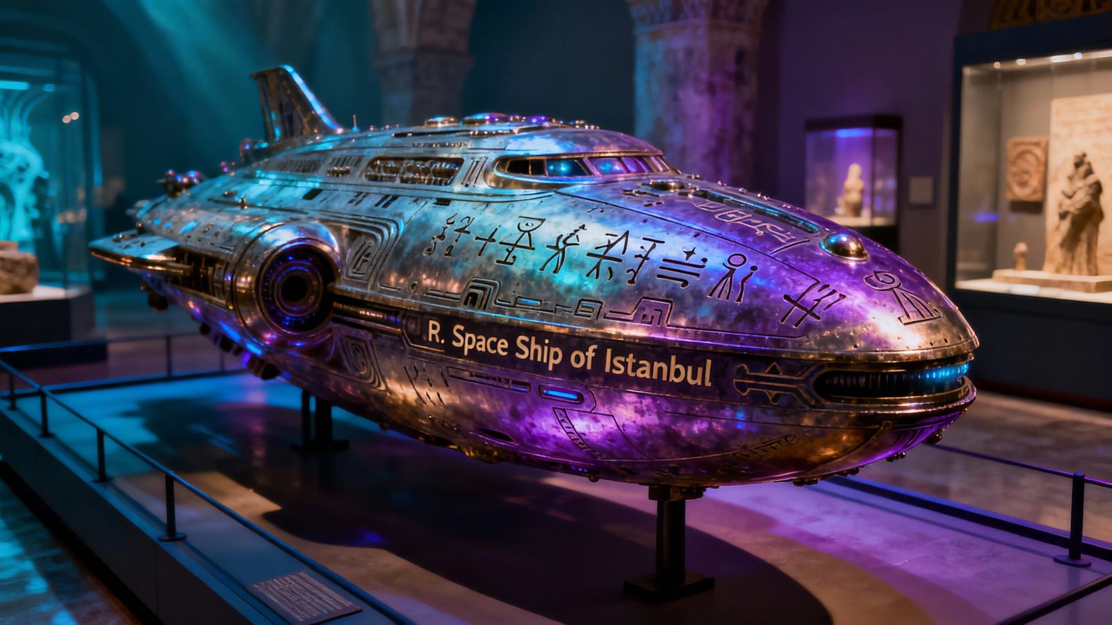 Ancient Alien Spaceship Artifact in Istanbul Museum
