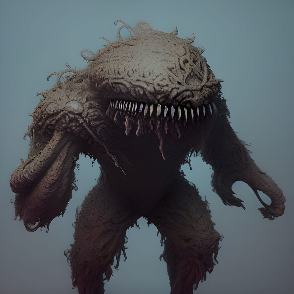 Horrifying Detailed Alien Creature in 3D