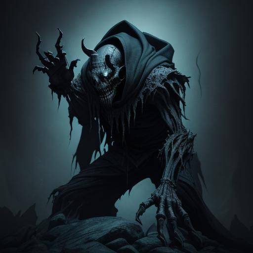 Grotesque Creature Lurks in Dark Asylum Corner