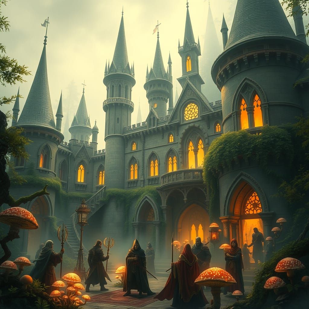 Enchanted Castle Stronghold of the Assassin Organization