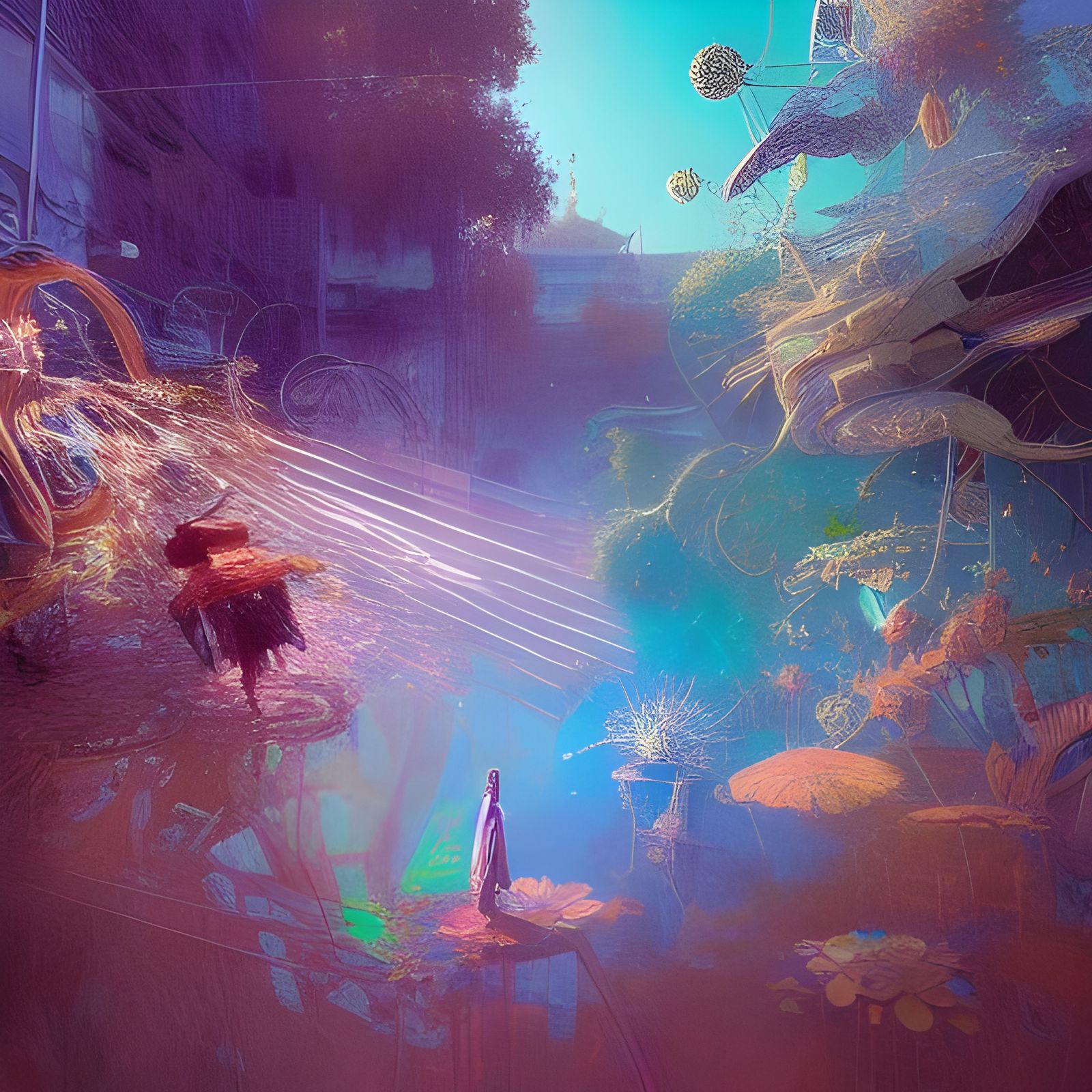 Holographic Psychedelic Life Simulation in 8k Resolution