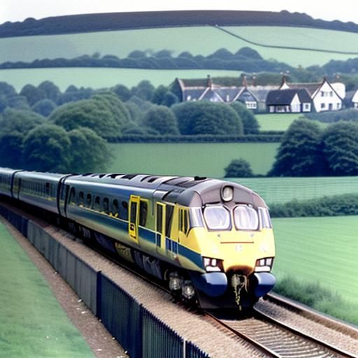 Intercity Class 43 Train on Great Western Mainline