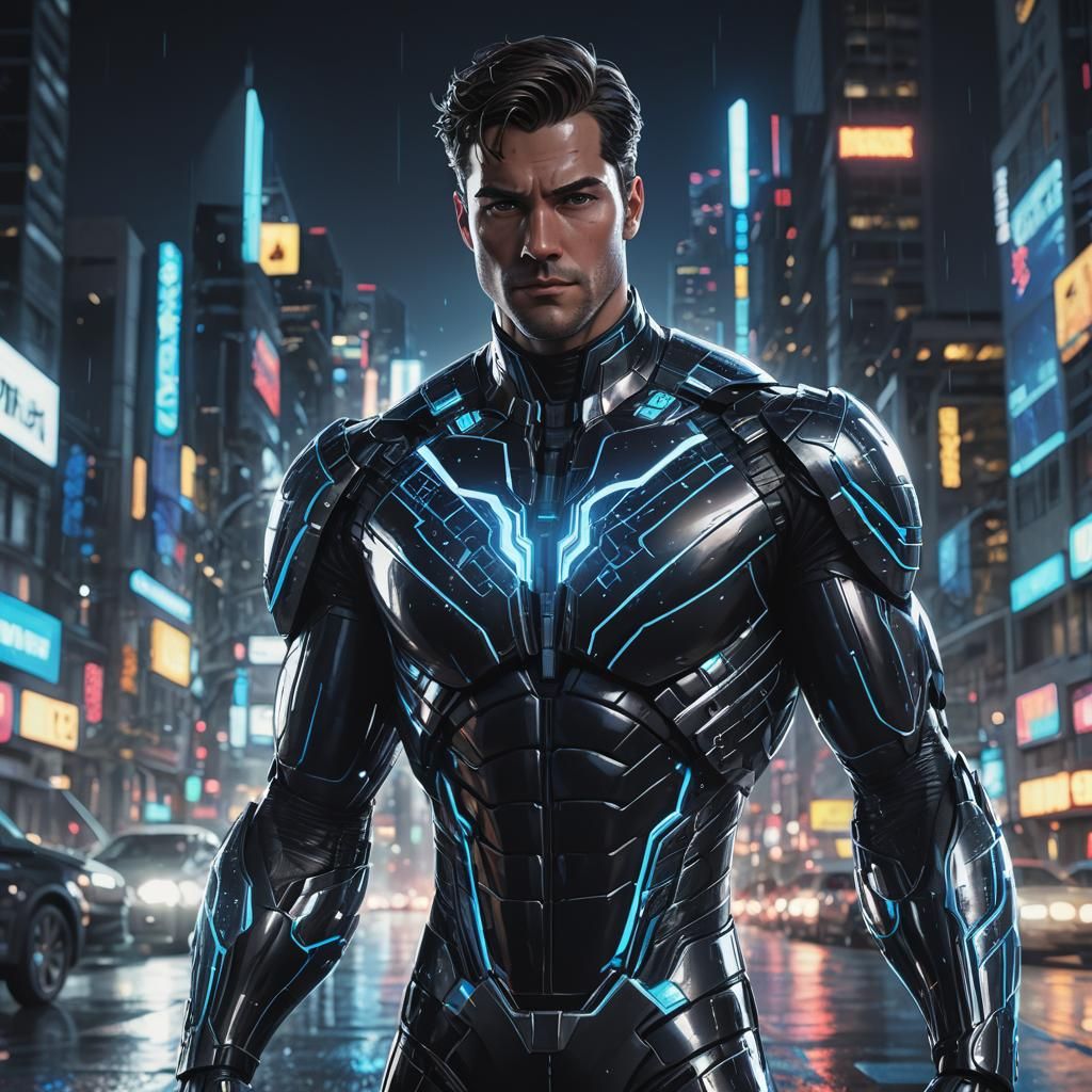 Superhero Intro Animation in Comic Book Art Style