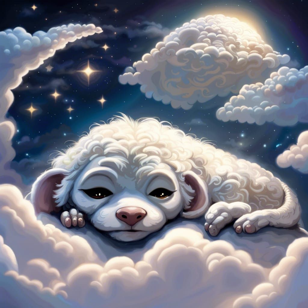 Falcor's Cloud Bed in Night Sky Bedroom