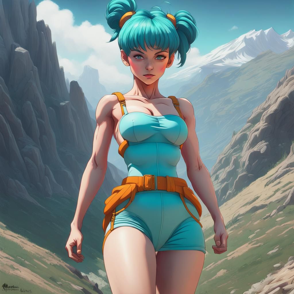 Young Beautiful Bulma
