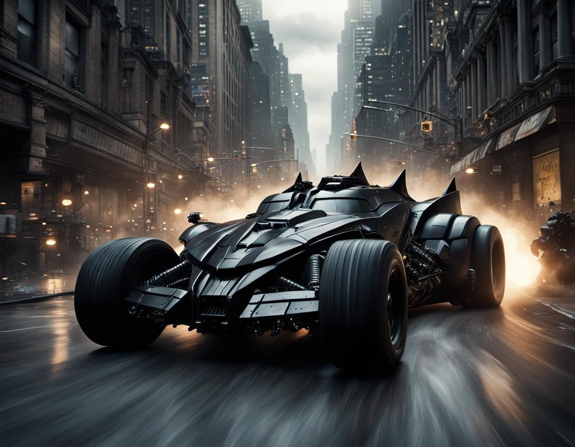 The  Batman's tumbler Batmobile