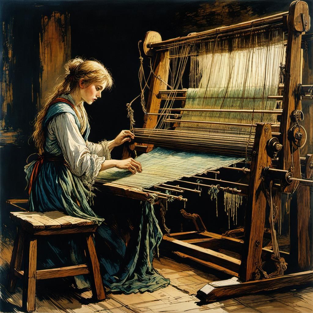 The Weaver at the Loom in Noctilucent Depths