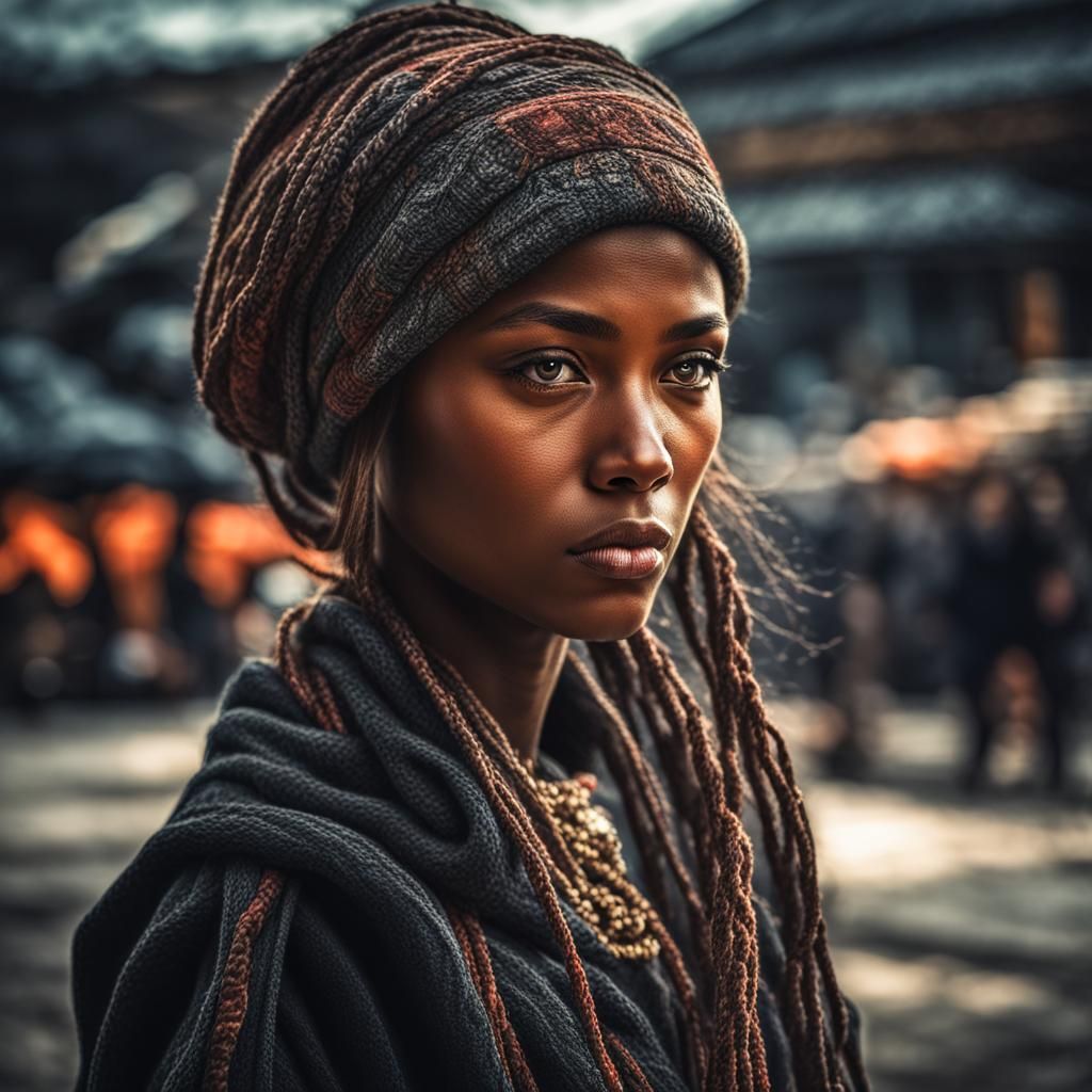 Hyperrealistic Portrait of a Beautiful Woman