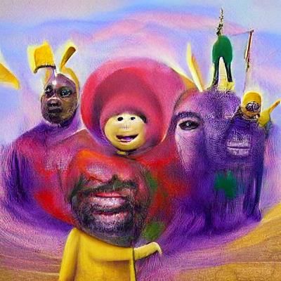 Teletubbies Tackle Racism: A Controversial Painting