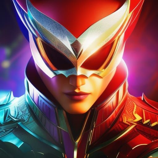 Dramatic Shadow in Hyperrealistic Splash Art Style