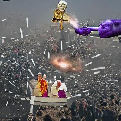 The Pope and Gandhi Fighting for the Poor