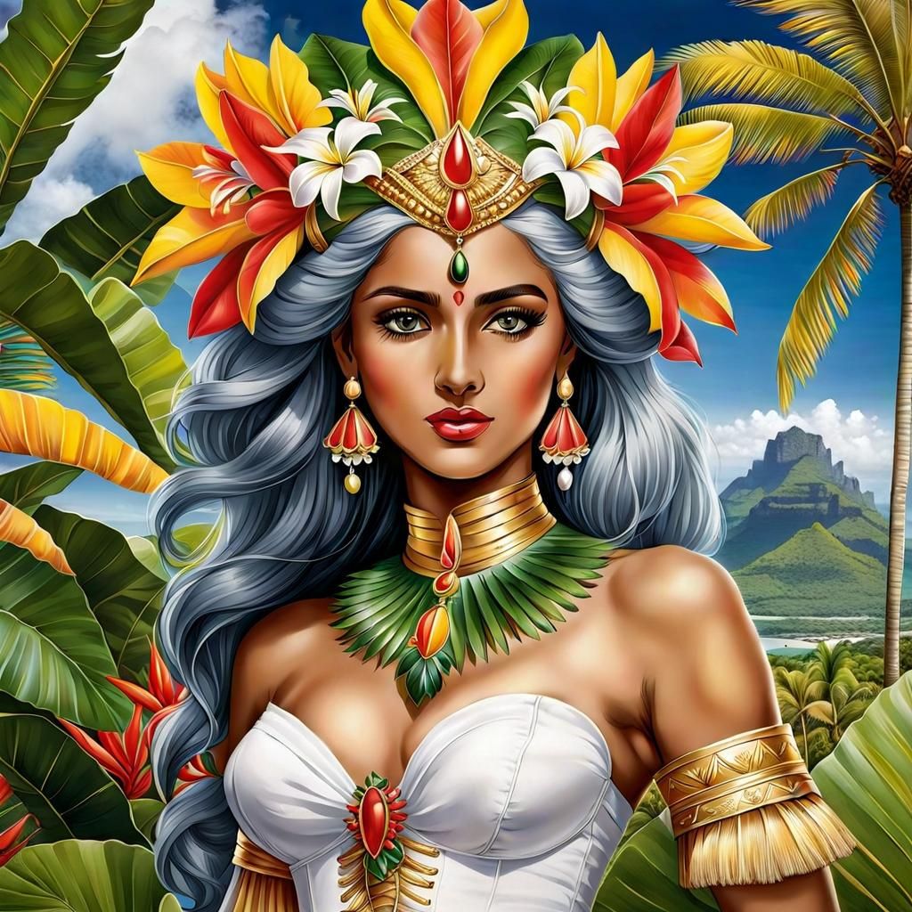 Mauritius as a Woman