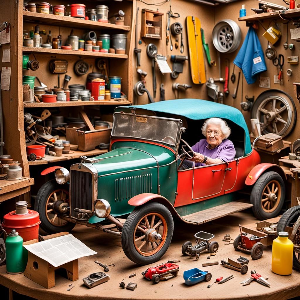 Grandma Gertie's Soapbox Derby Dream