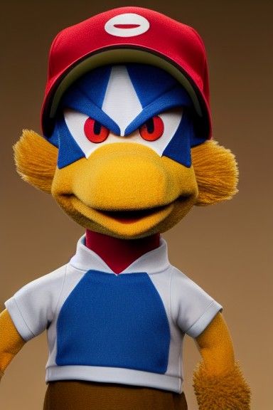 Hyperrealistic Ash Ketchum Muppet