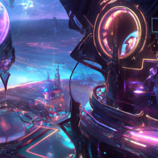 Dark Fantasy Cyber Art in 8K Resolution