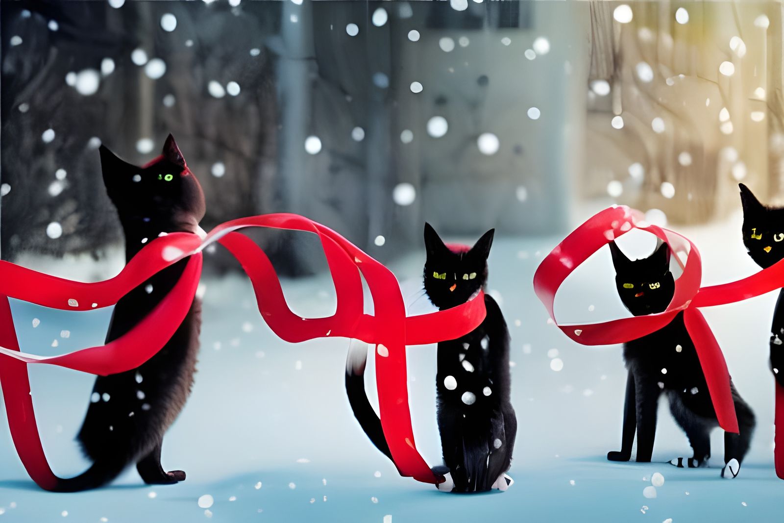 Christmas Cats