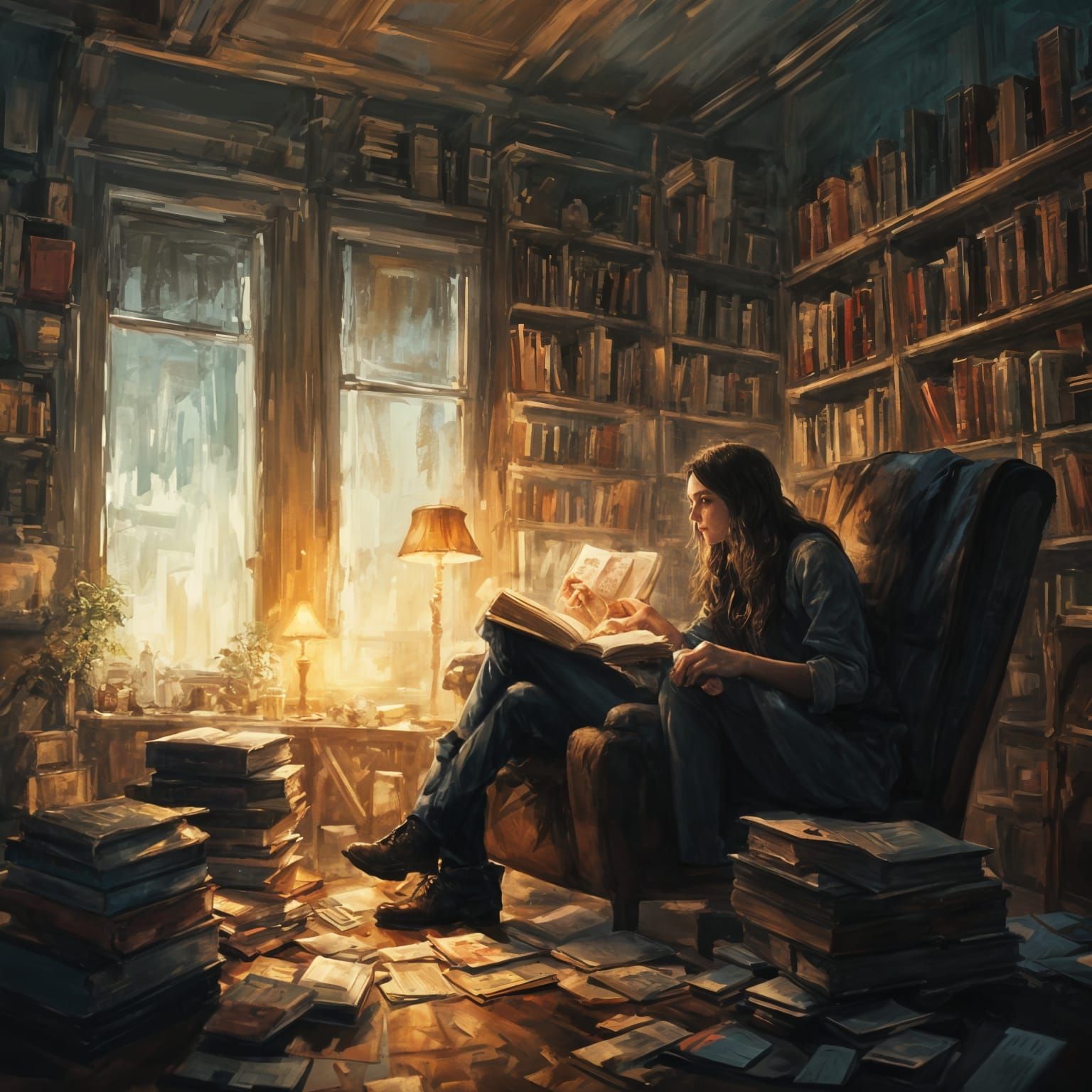 Surreal Digital Art Depicting Storytime Popularity