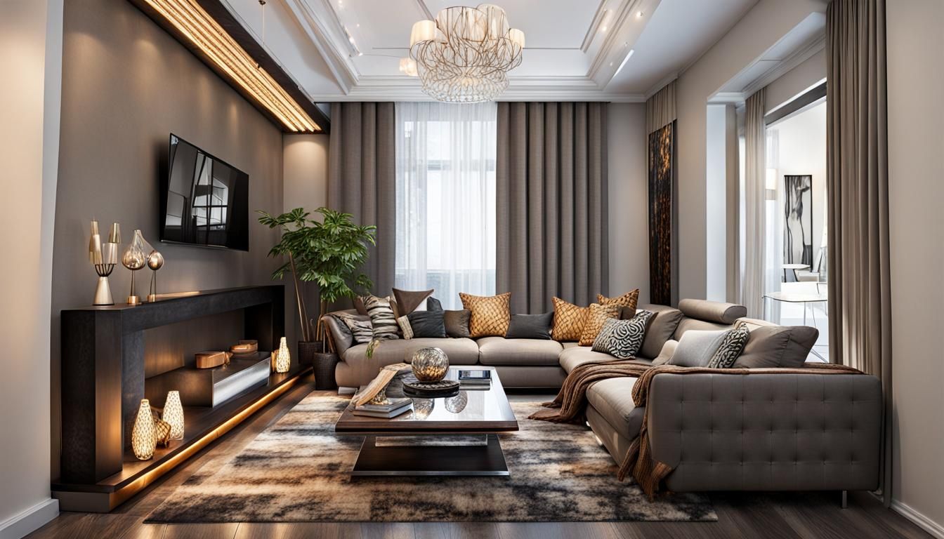 Vibrant African Style Living Room Design