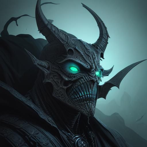 Intricate Halloween Mask with Dynamic Lighting