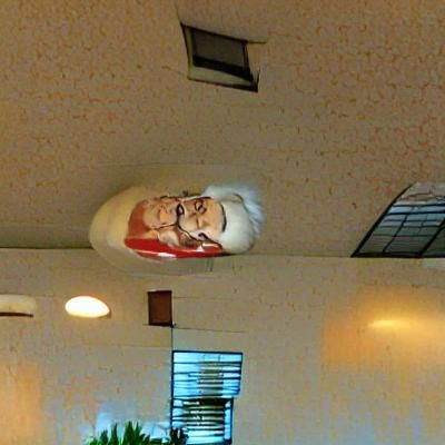 Floating Disembodied Head of Colonel Sanders