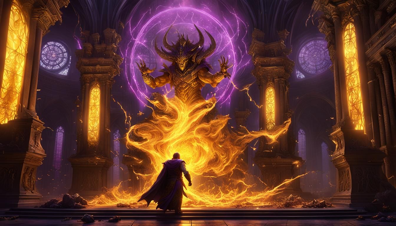 Demigod's Final Form: Dark Fantasy Altar Destruction