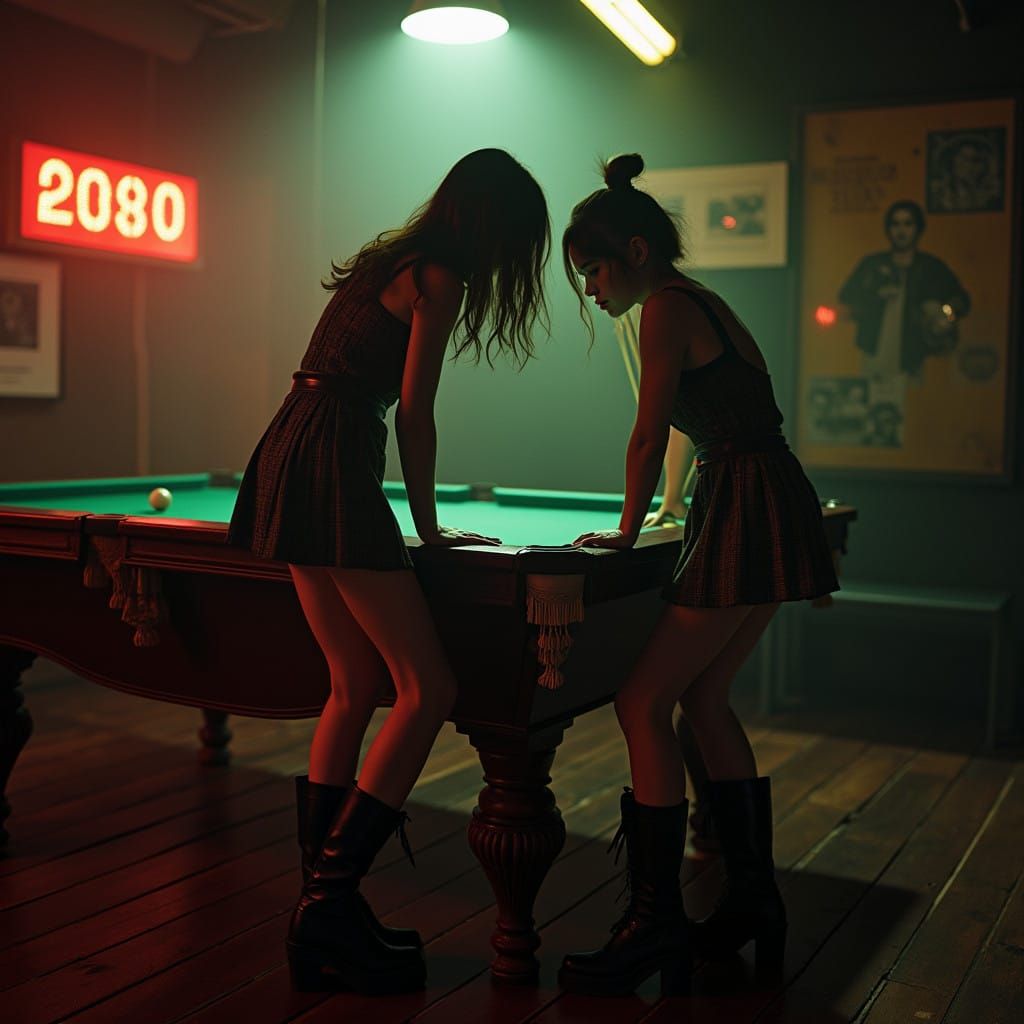 Celebrities Engage in Dramatic Snooker Match in Moody, Atmos...