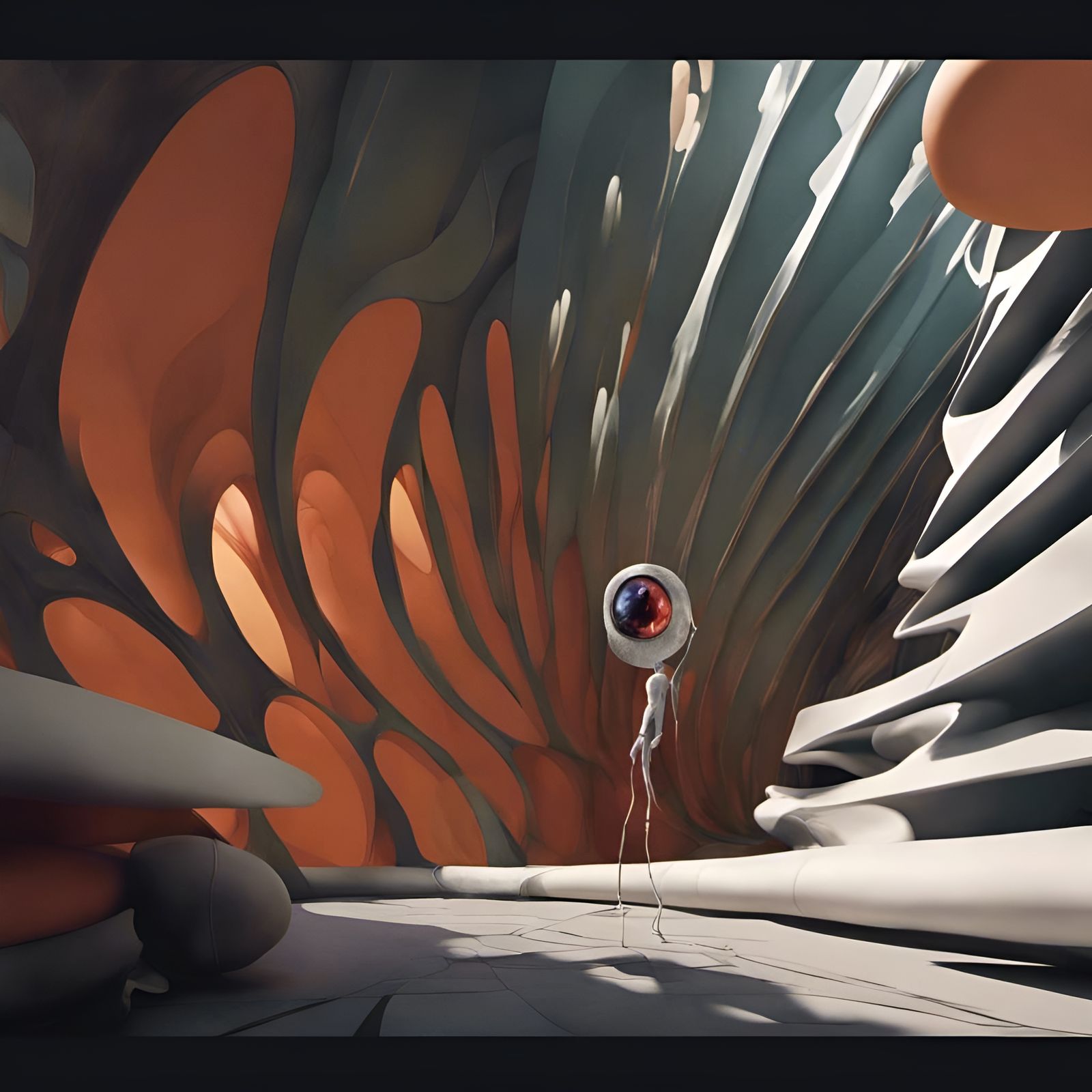 Eldritch Alien Pets in Magical Realism Style