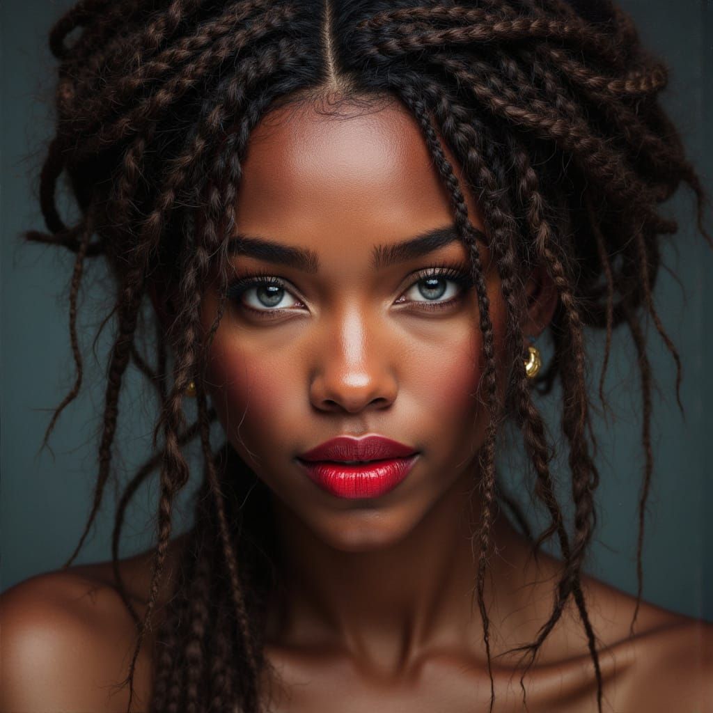 Kelly Rowland as African Goddess in Vogue Style