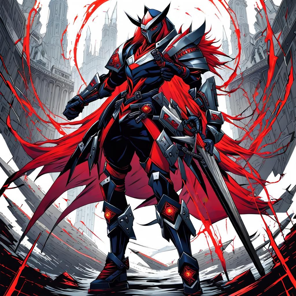 Pixie Demon with Arm Blade in Anime Style