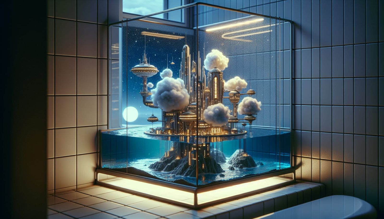 Miniature Concept Arcane Arcology Archipelago