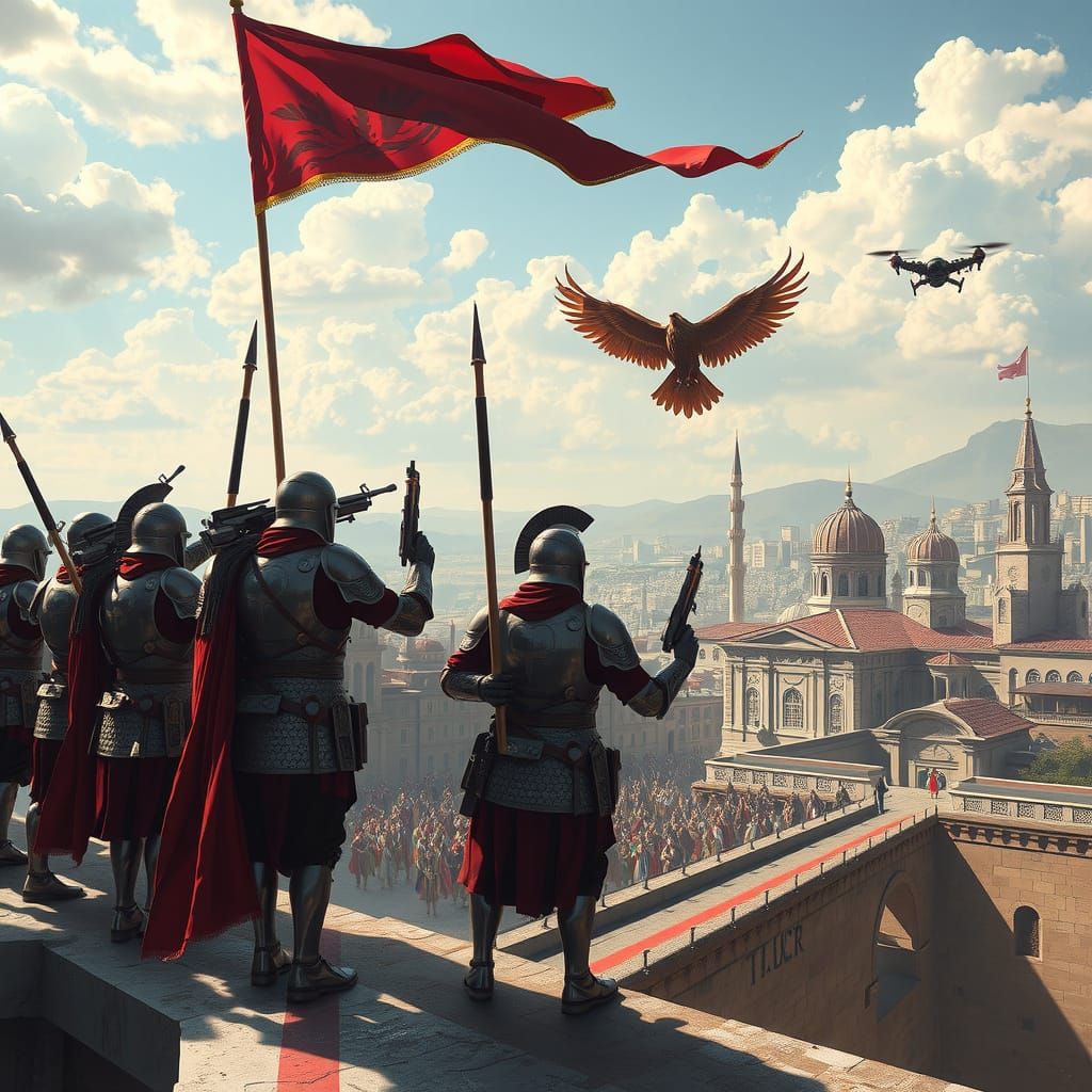 Medieval Warriors Triumph Over Ottoman Horde with Futuristic...