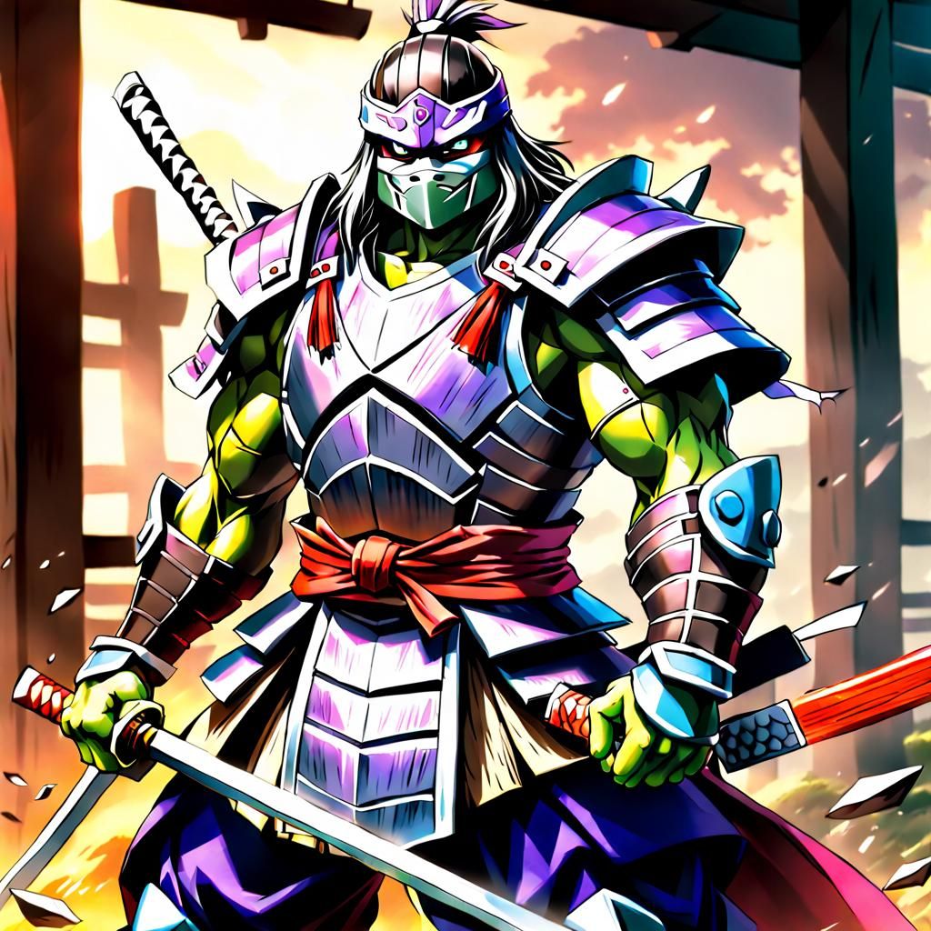 Samurai Shredder: Anime-Style Warrior
