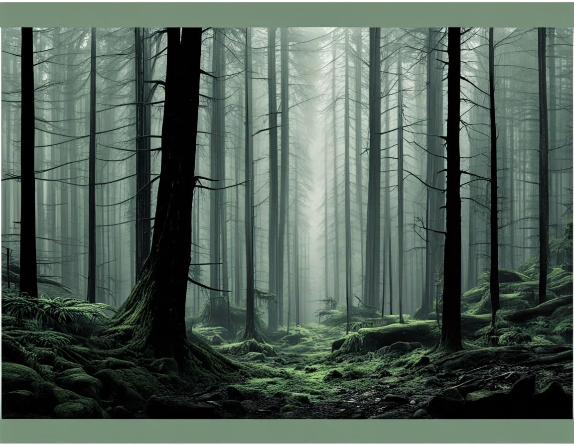 Lush Deep Forest Landscape