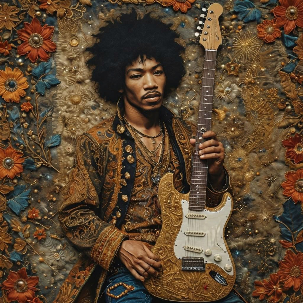 Jimi Hendrix portrait
