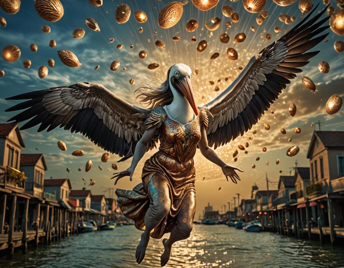 Biblically Inaccurate Angel in Professional Photography