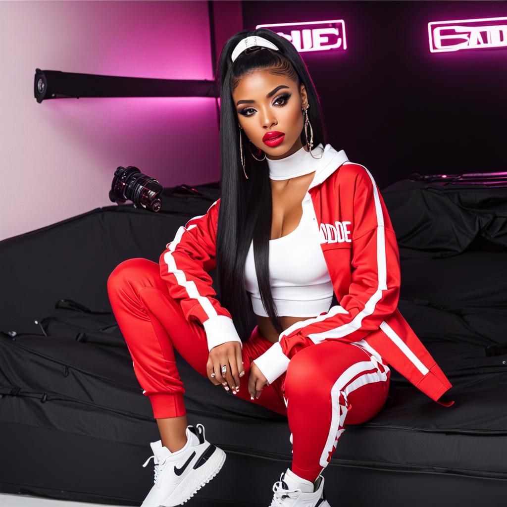 Crop Top and Camo Pants Fashion