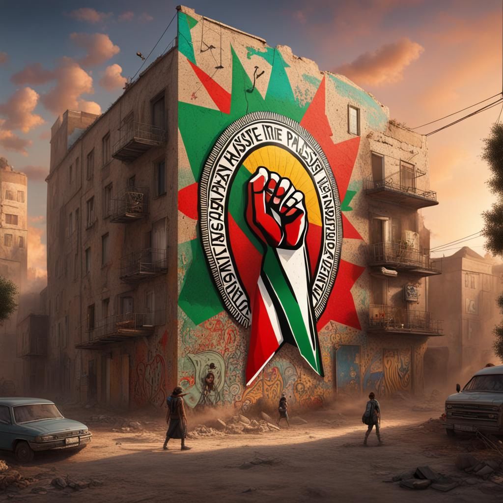 Mural Art: Solidarity and Support for Free Palestine