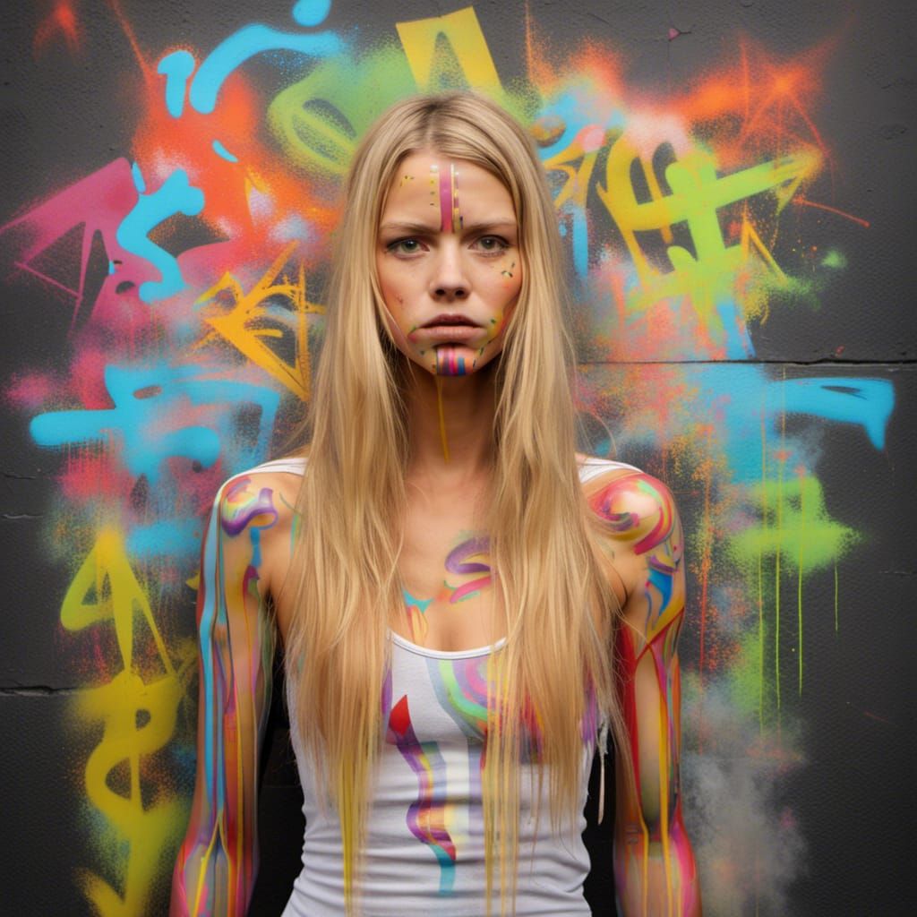 Healing Equations: Abstract Graffiti Art
