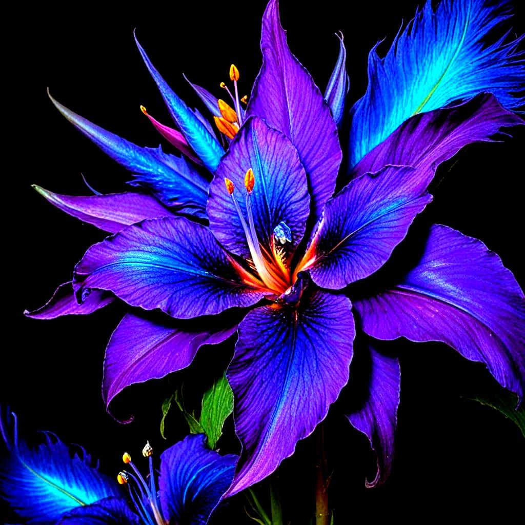 Ethereal Masterpiece in Triadic Colors